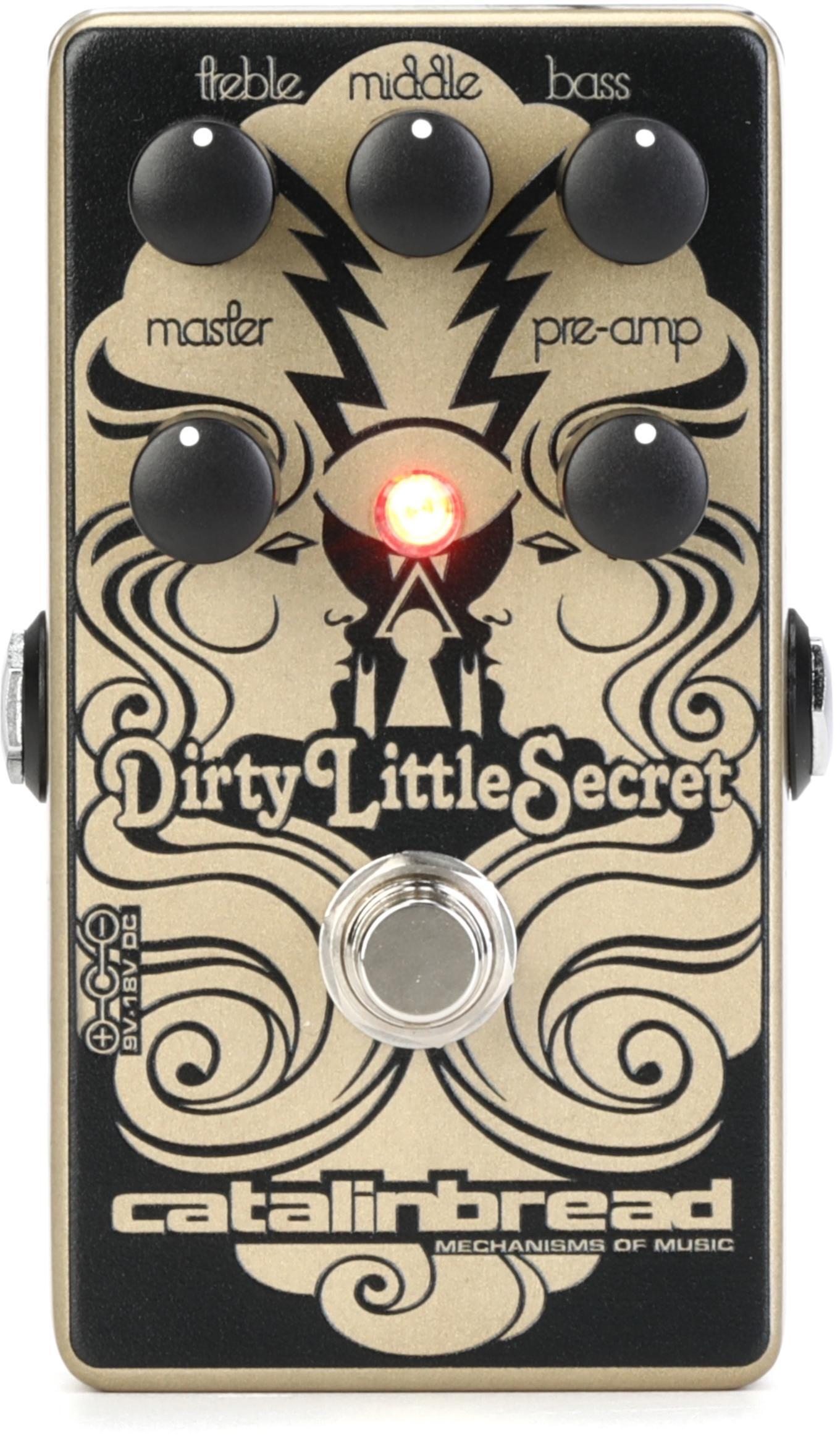 Catalinbread Dirty Little Secret Overdrive Pedal - Gold
