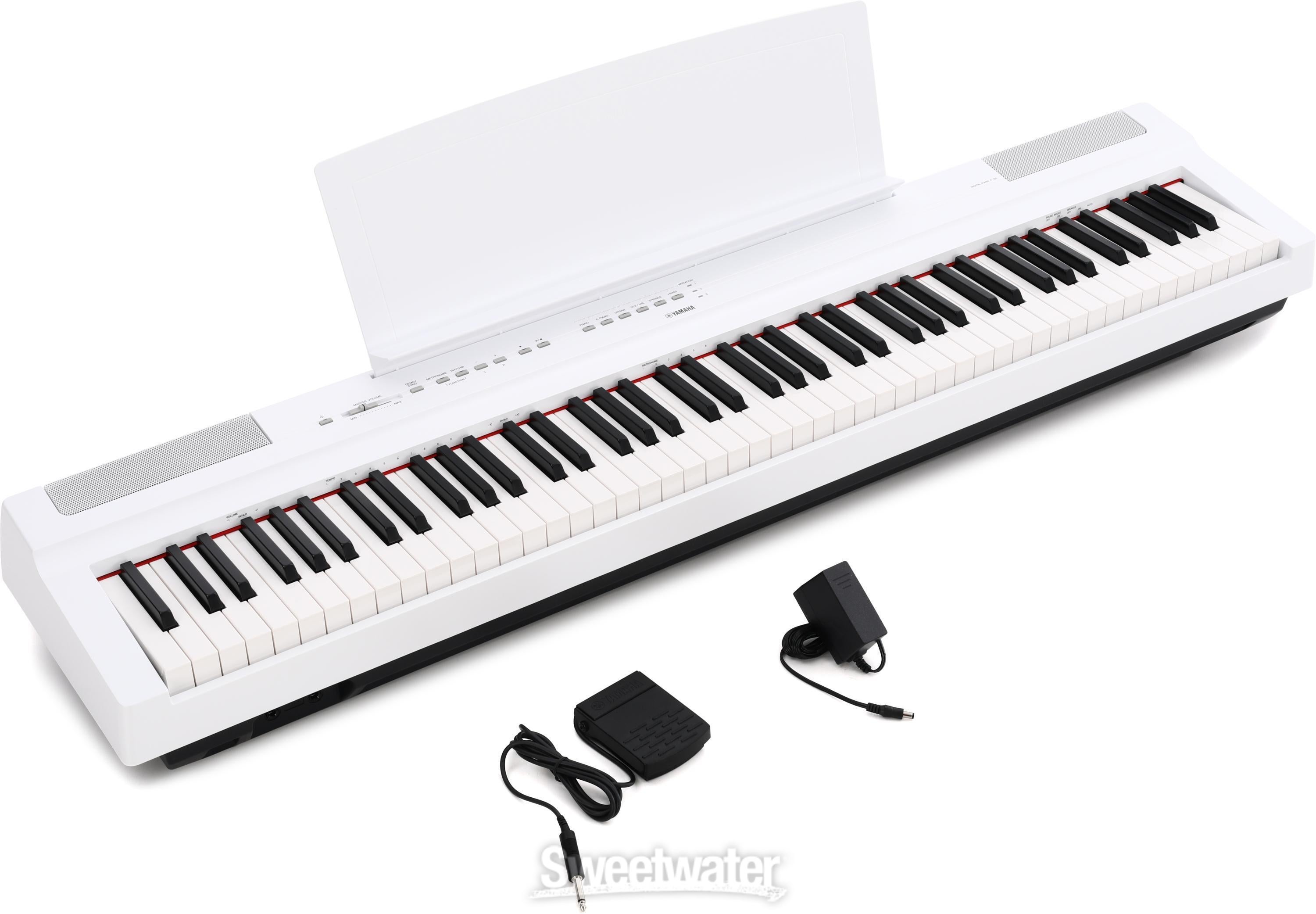 Yamaha P-125 88-key Digital Piano with Speakers - White | Sweetwater