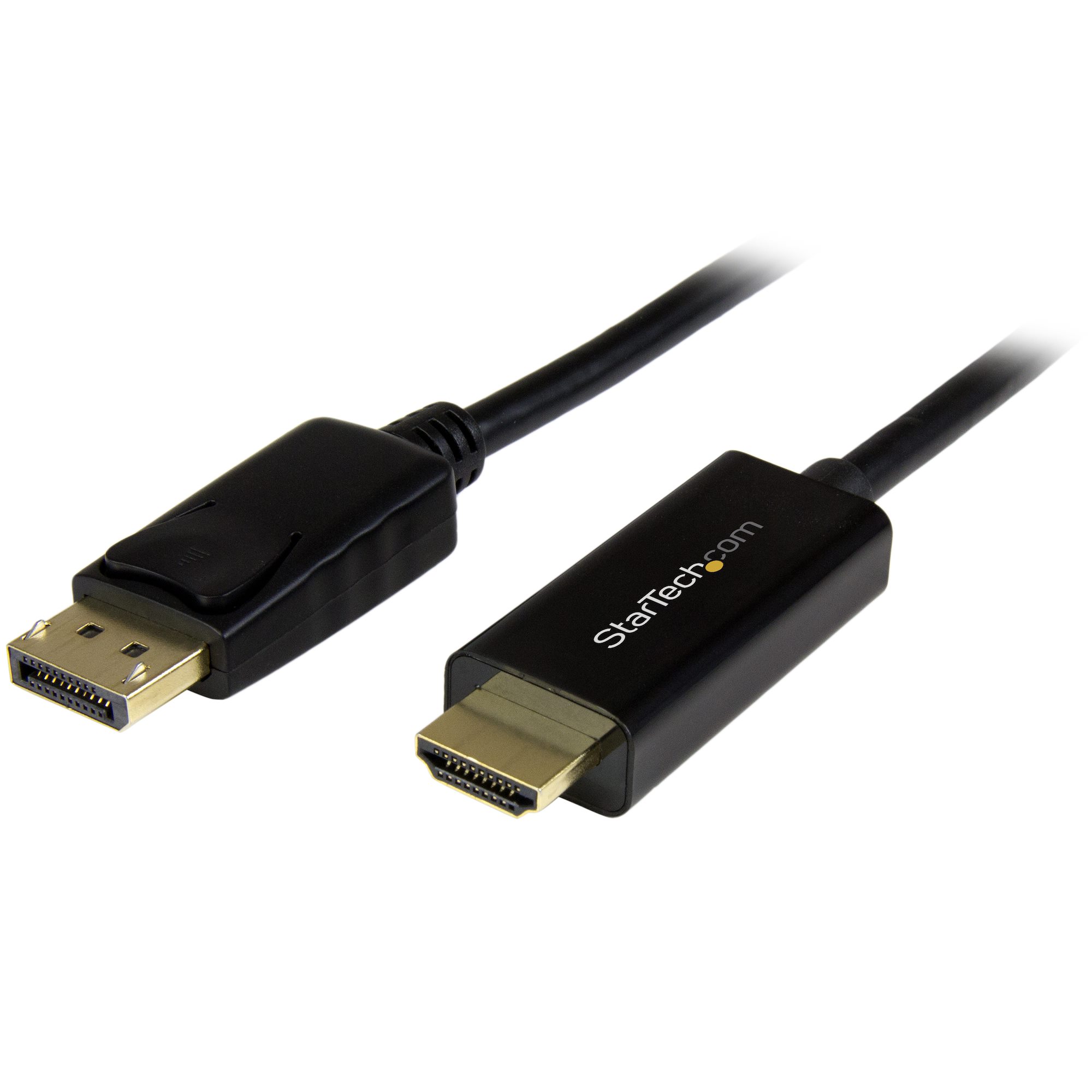 DisplayPort 1.2 - HDMI 1.4変換ケーブル／1m／4K30Hz／パッシブ／抜け