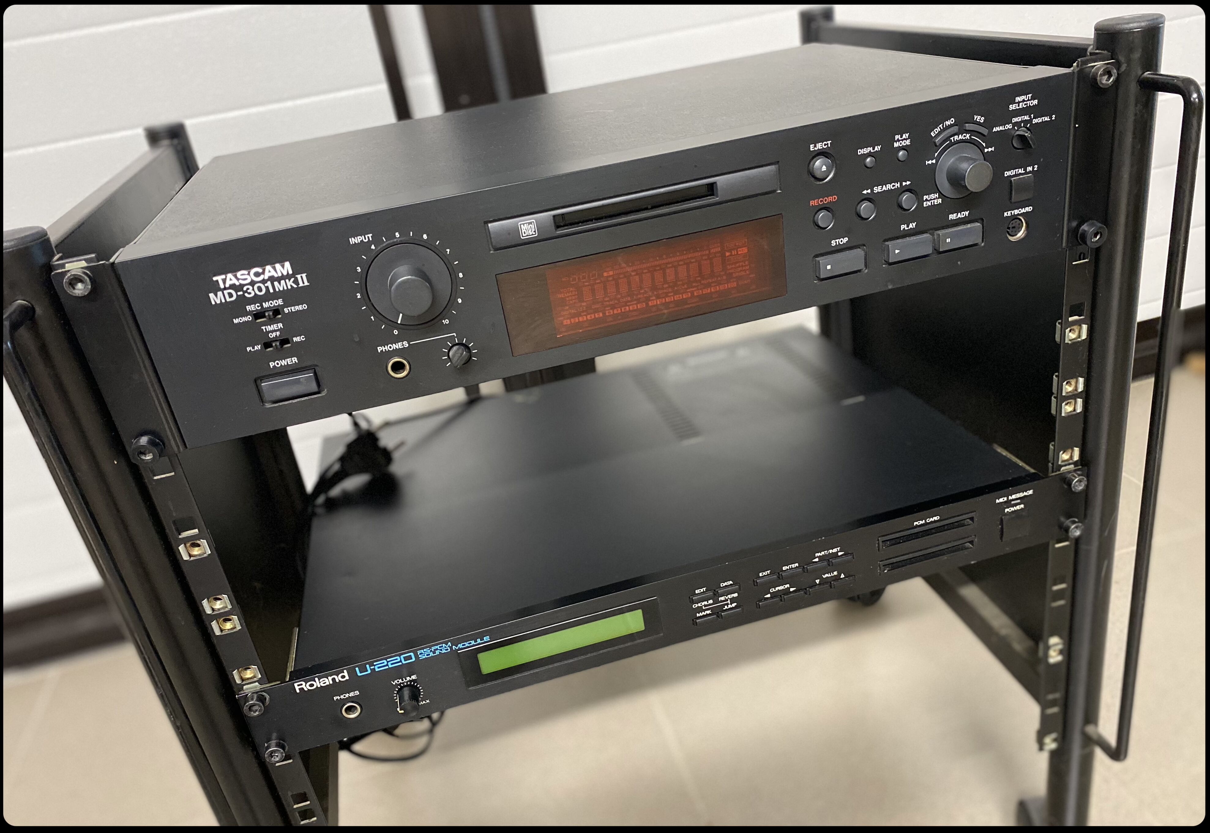 録音再生OK！TASCAM MD-301MK2 業務用MDデッキ おまけ多数あり 録音