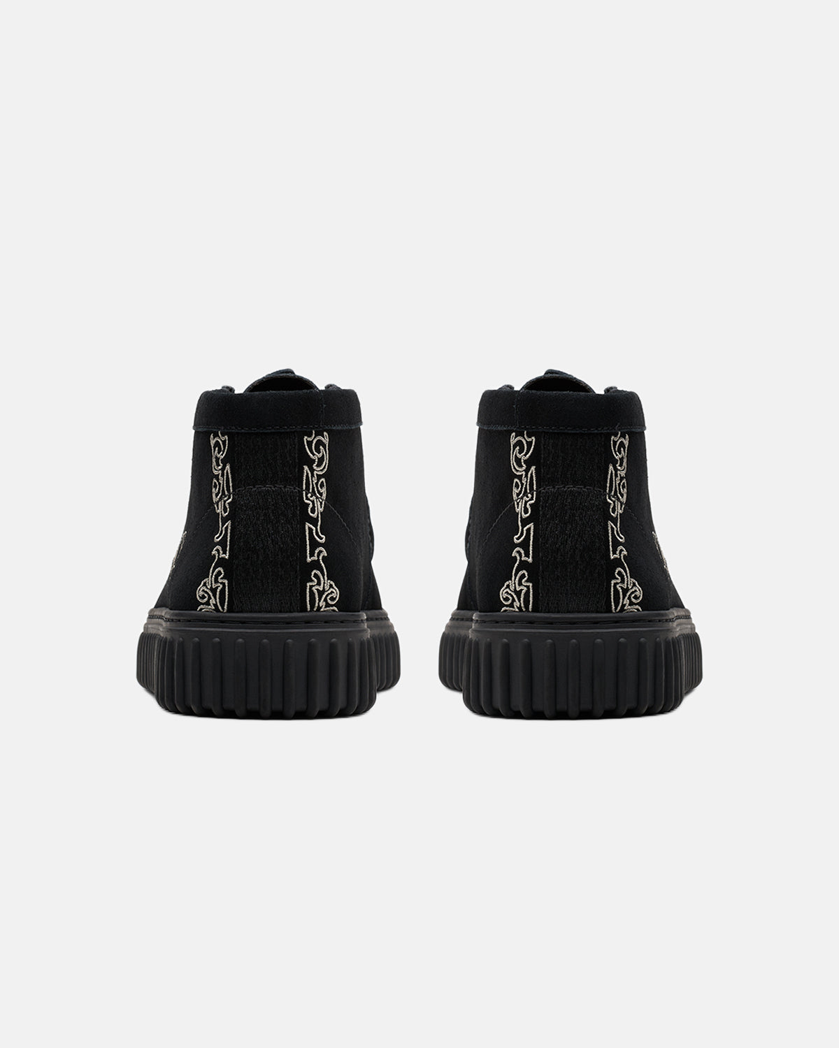 Clarks x Pleasures Torhill Woven G Black Suede - CL26180267