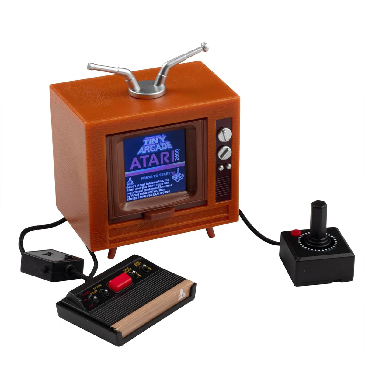 Tiny Arcade Atari 2600 3.5 Inch Playable Mini Retro Game — MeTV Mall