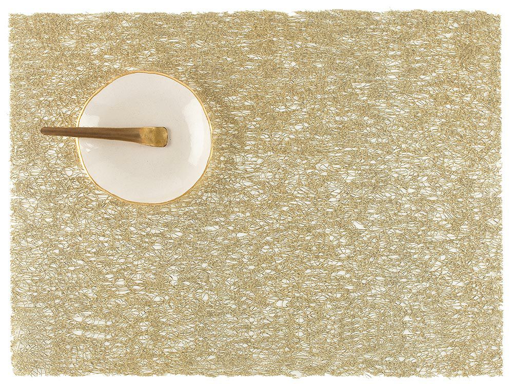 チルウィッチ ランチョンマット メタリックレース｜ゴールド