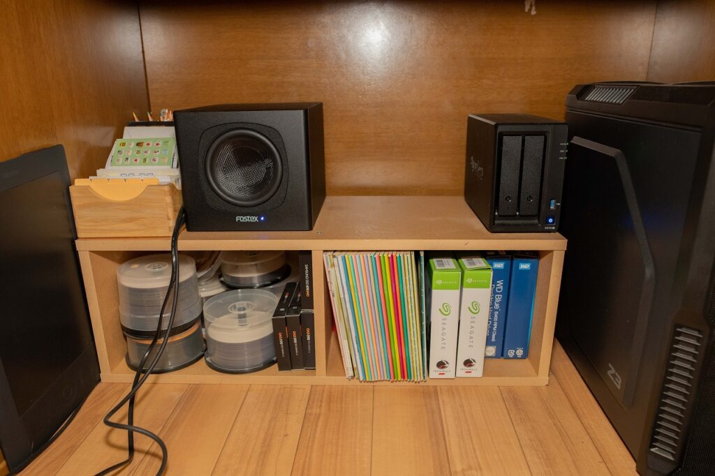 FOSTEX アクティブ・サブウーハー PM-SUBmini2の重さを量ってみよう