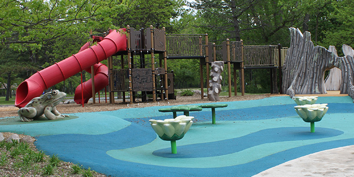 First Of New 'Signature' Playgrounds Open At Farnsworth