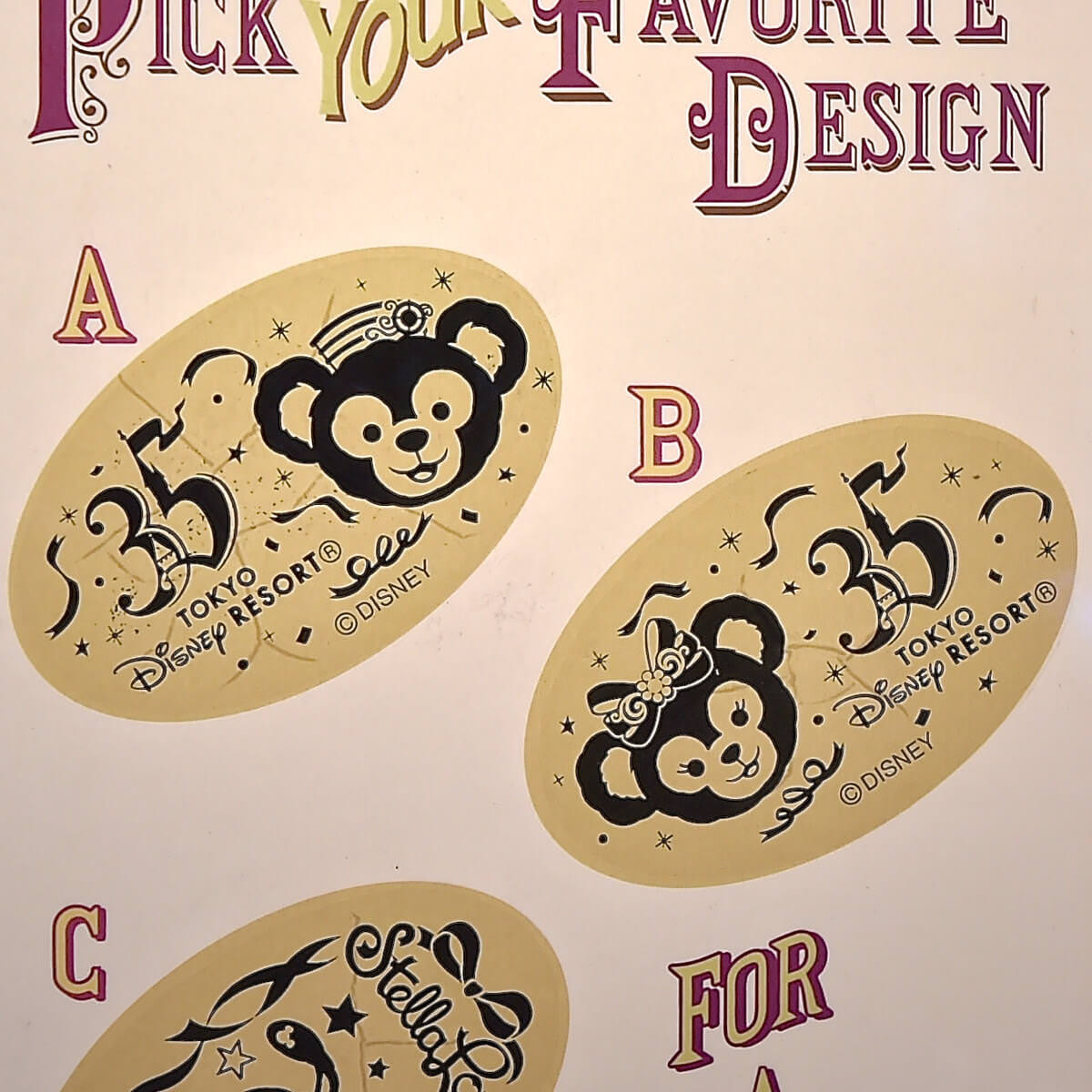 リボンコスチュームのダッフィー&フレンズ！東京ディズニーシー“TDR35