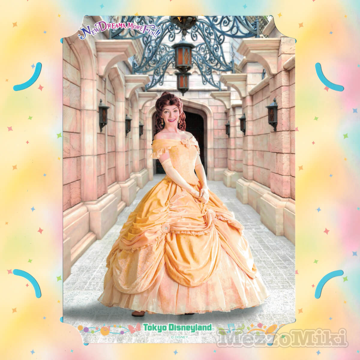 ベル」のフォト付き！東京ディズニーランド『美女と野獣』スナップフォト -