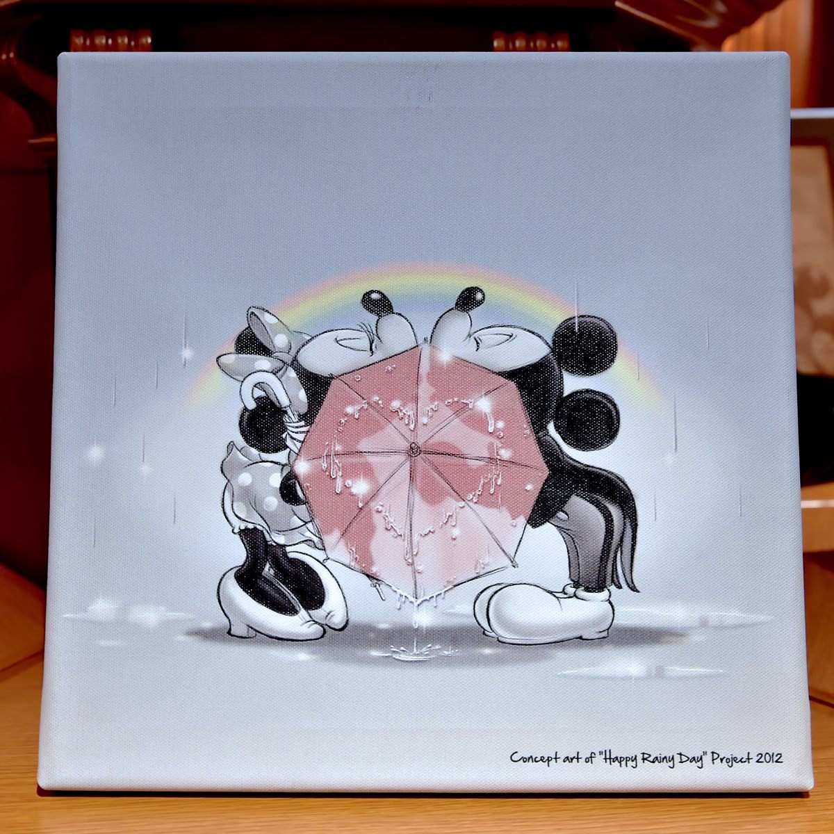 雨の日のミッキーたちがかわいい☆東京ディズニーランド”ディズニー