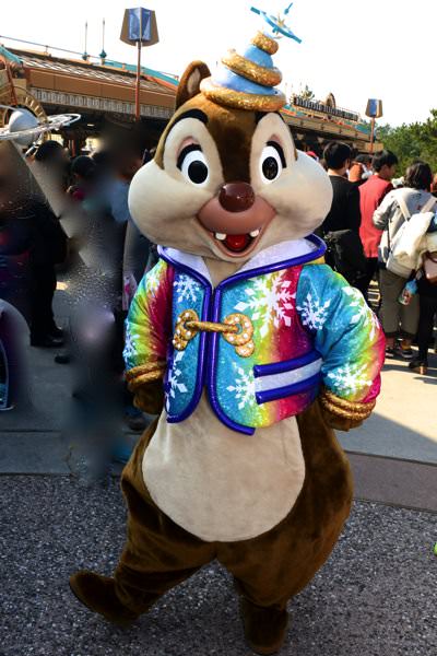 ポートディスカバリーでクリスマスのチップ&デールとグリーティング☆ -