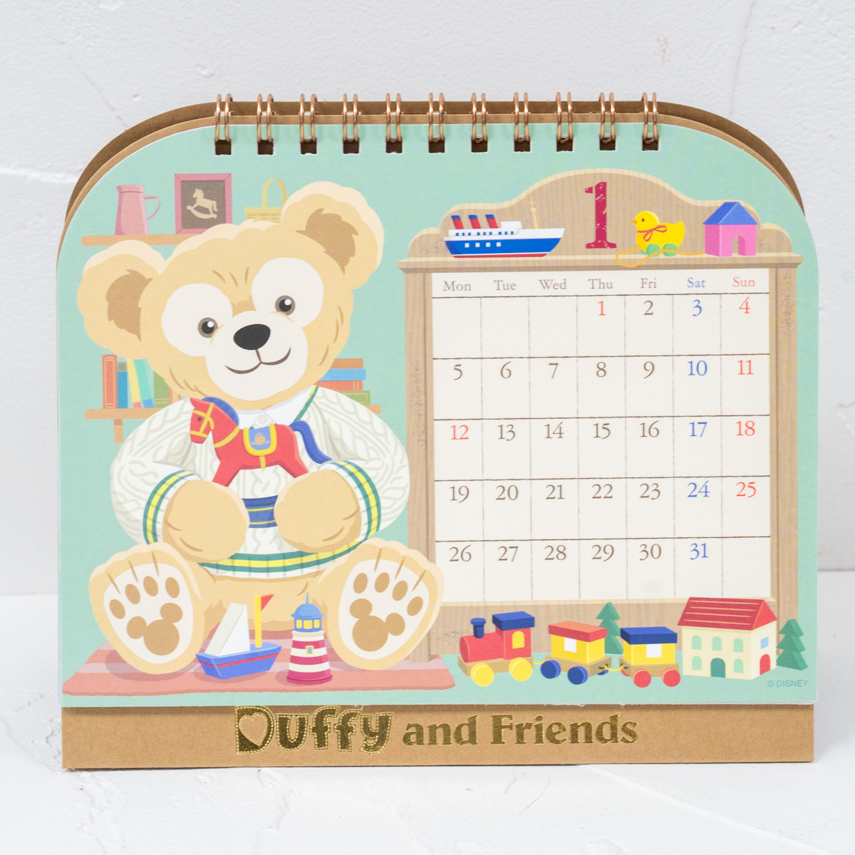 2026年用！東京ディズニーシー「ダッフィー&フレンズ」カレンダー