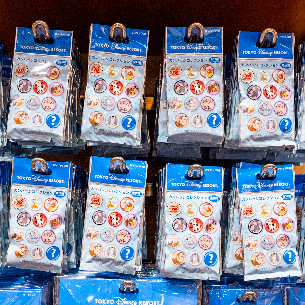 犬、猫キャラ全12種（シークレット1種）！東京ディズニーランド