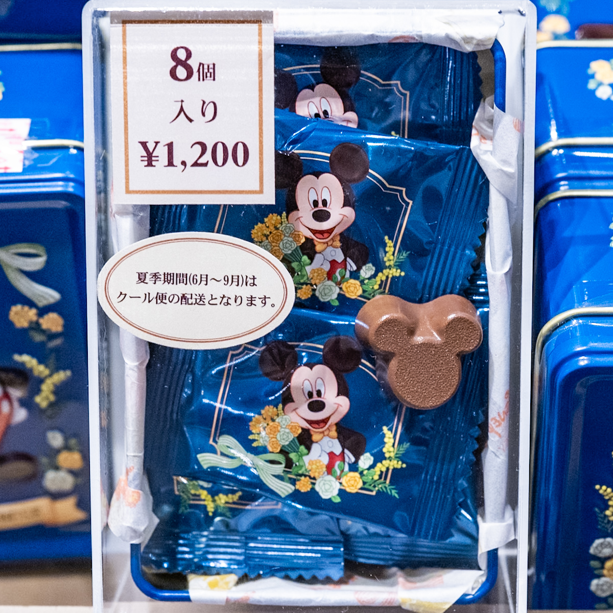 ミッキー、ミニーデザイン！東京ディズニーランド チョコレート缶・お