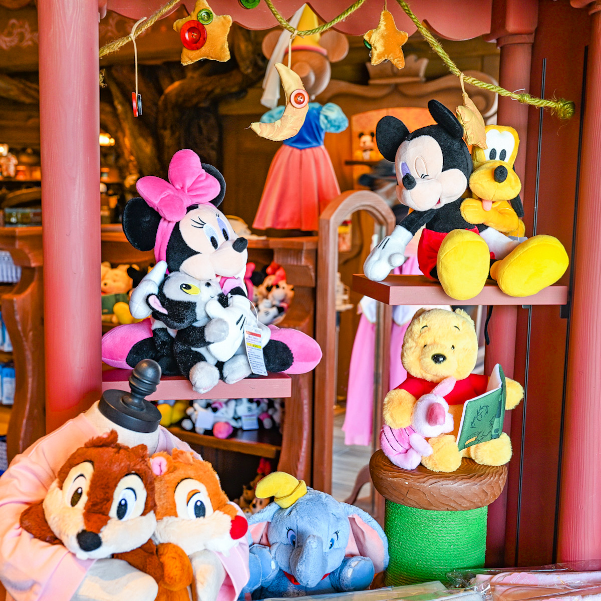 ミッキー&プルート、ミニー&フィガロ！東京ディズニーランドペア