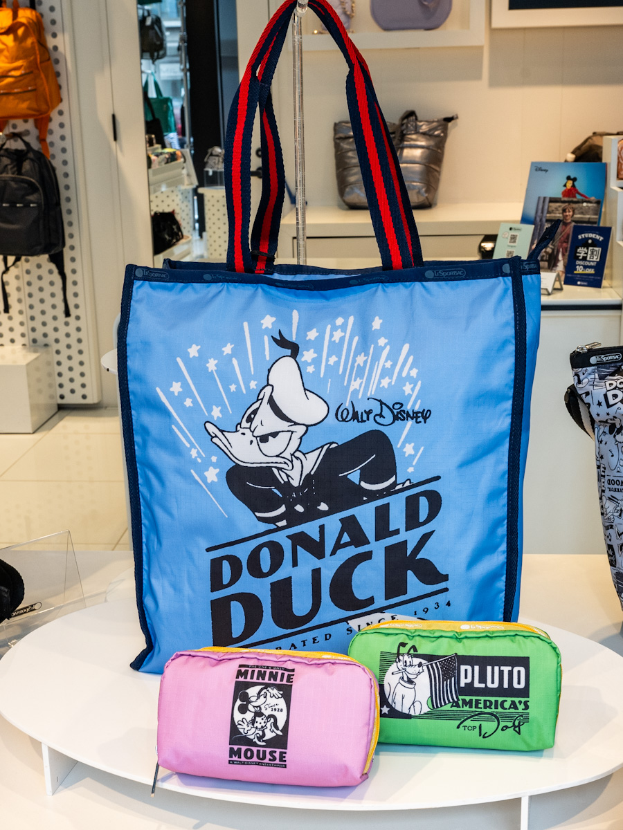 LeSportsac ドナルドダック エコバッグDisney100周年限定 LeSportsac