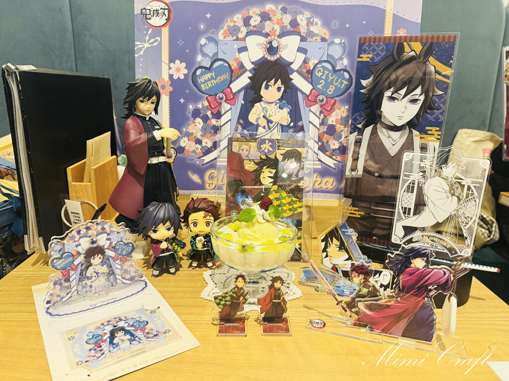 義勇さんのバースデー2026飲食レポ【ufotablecafeのデザートや祭壇