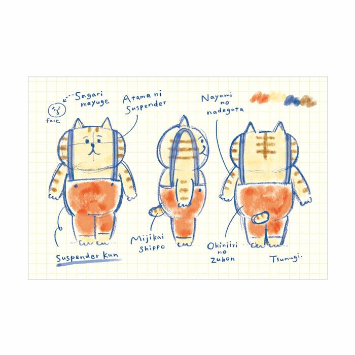 オンラインストア＆催事限定 ポストカード ごろごろにゃんすけ1