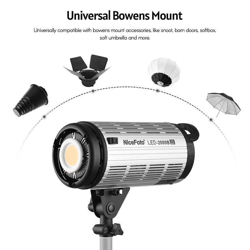 Đèn Nicefoto Led 2000B III video light 3200k hoặc 5600k Chính Hãng