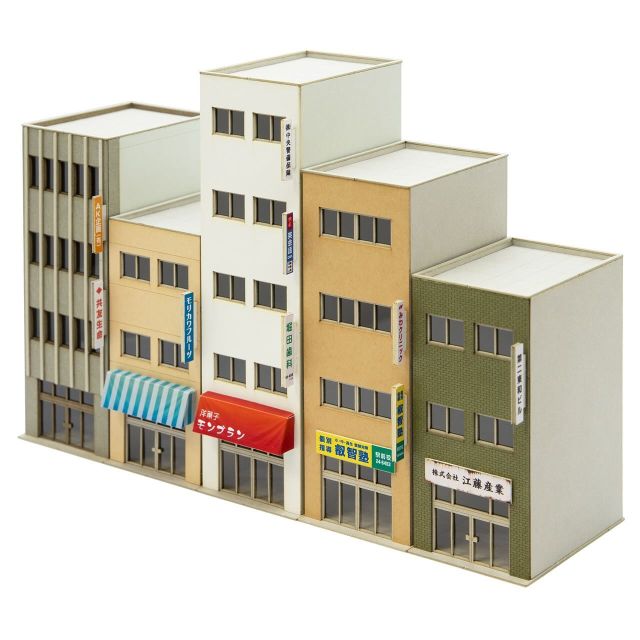 20年前に買ったグリーンマックスさんの3階建て商業ビル | ミニチュア工房