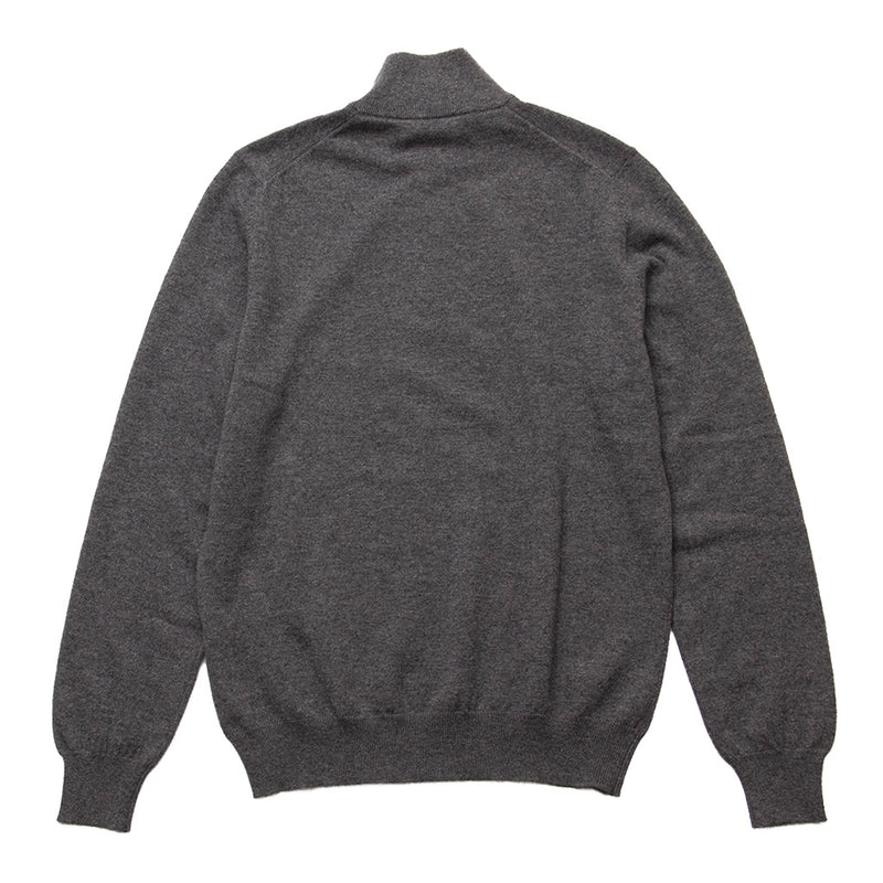 カシミヤ ハーフジップ グレー – MINIMAL WARDROBE