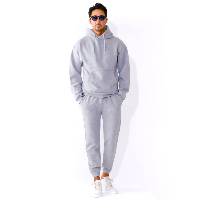 2025SS【MMW限定】 LW加工裏毛スウェットパンツ ヘザーグレー