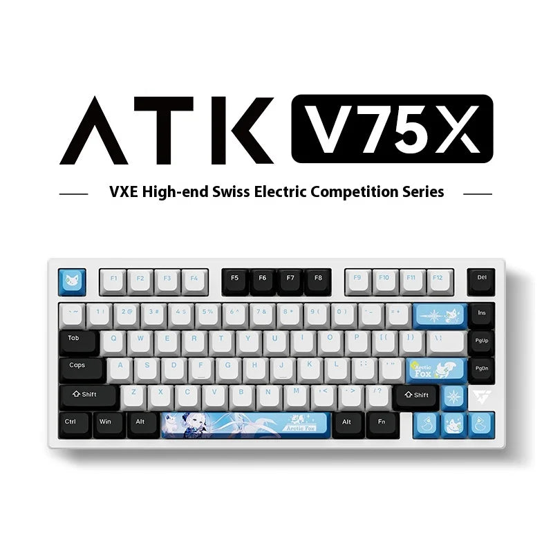 ATK VXE V75X/K Bluetooth three-mode full-key hot-swappable, RGB