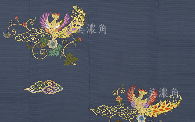 紺色正絹七本絽七条袈裟 座具付 | 京都の曹洞宗の法衣・仏具専門店 美濃角