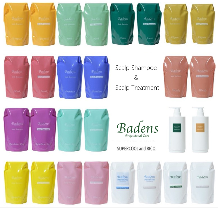 Badens Shampoo & Treatment - SUPERCOOL and RICO（スーパークール