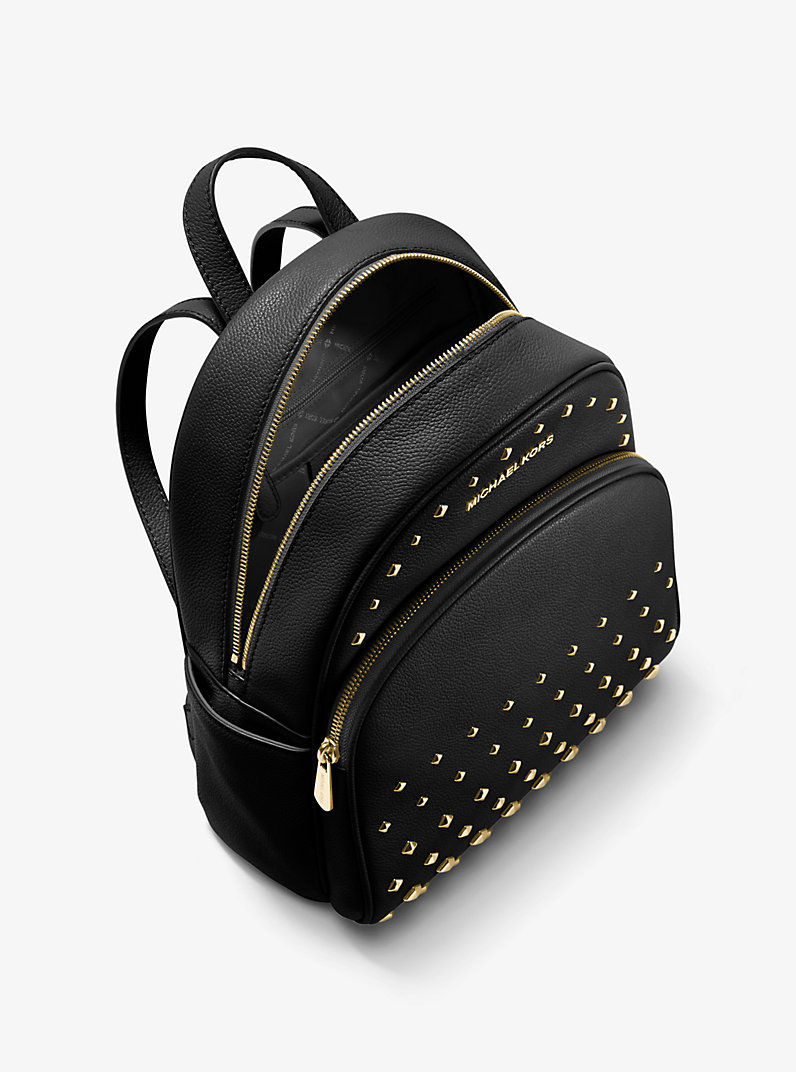 Abbey Medium Studded Pebbled Leather Backpack | Michael Kors [US]