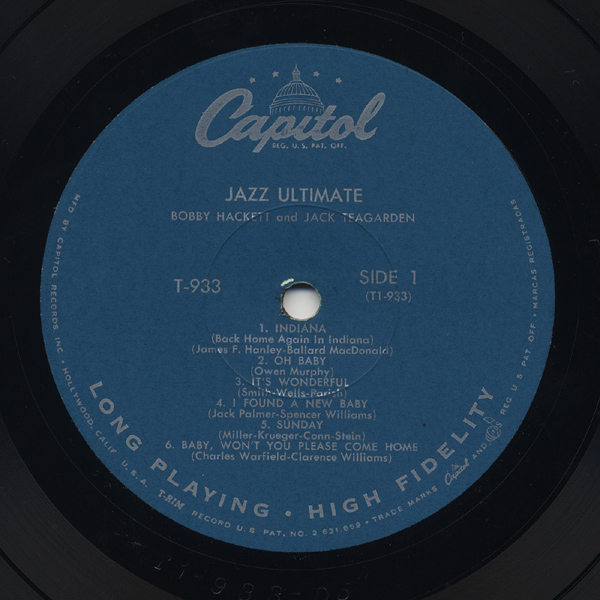 Capitol Label Variations (in its early era) | microgroove.jp