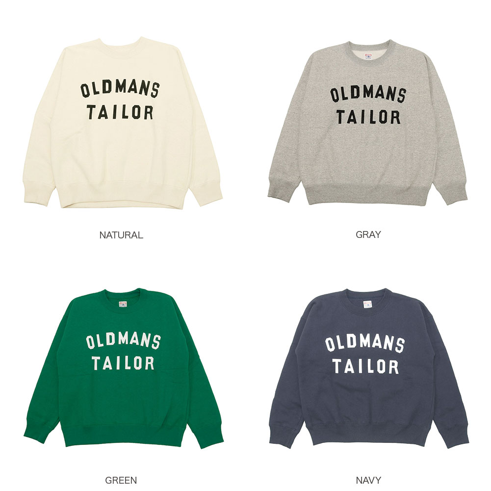 OLDMANS TAILOR[オールドマンズ テーラー]OMT PRINT CREW SWEAT NO