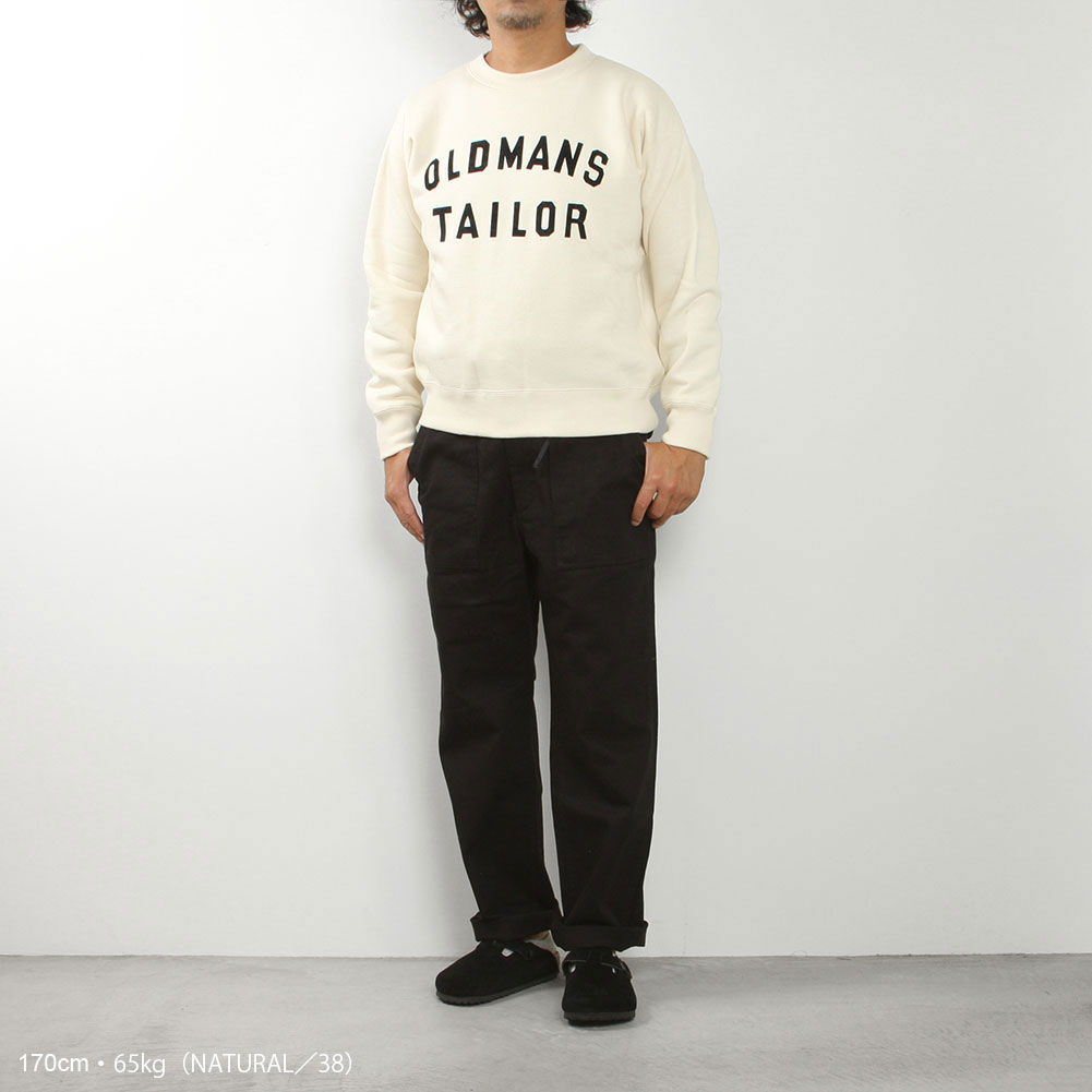 OLDMANS TAILOR[オールドマンズ テーラー]OMT PRINT CREW SWEAT NO
