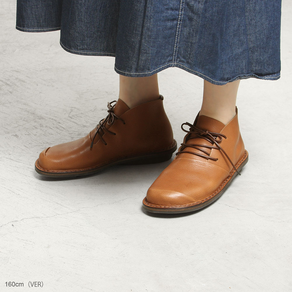 trippen[トリッペン]レザーレースアップショートブーツ COSMOS