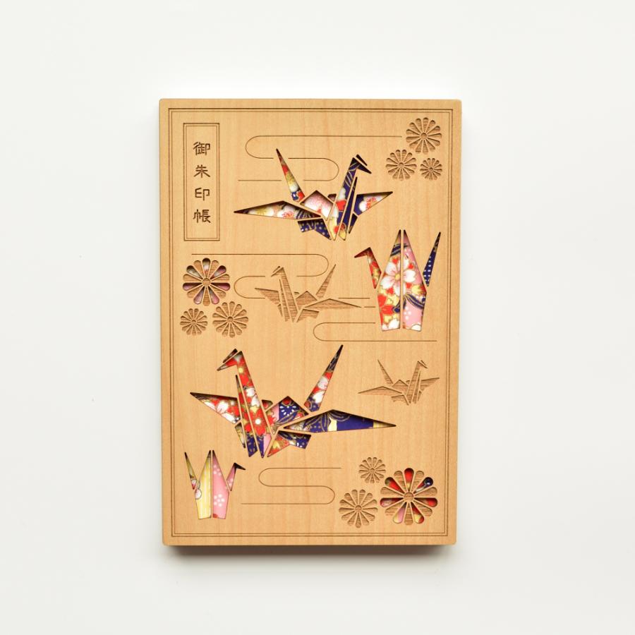 CRU-CIAL＞木の表紙の御朱印帳「千代鶴」と選べるバンド セット | 東京