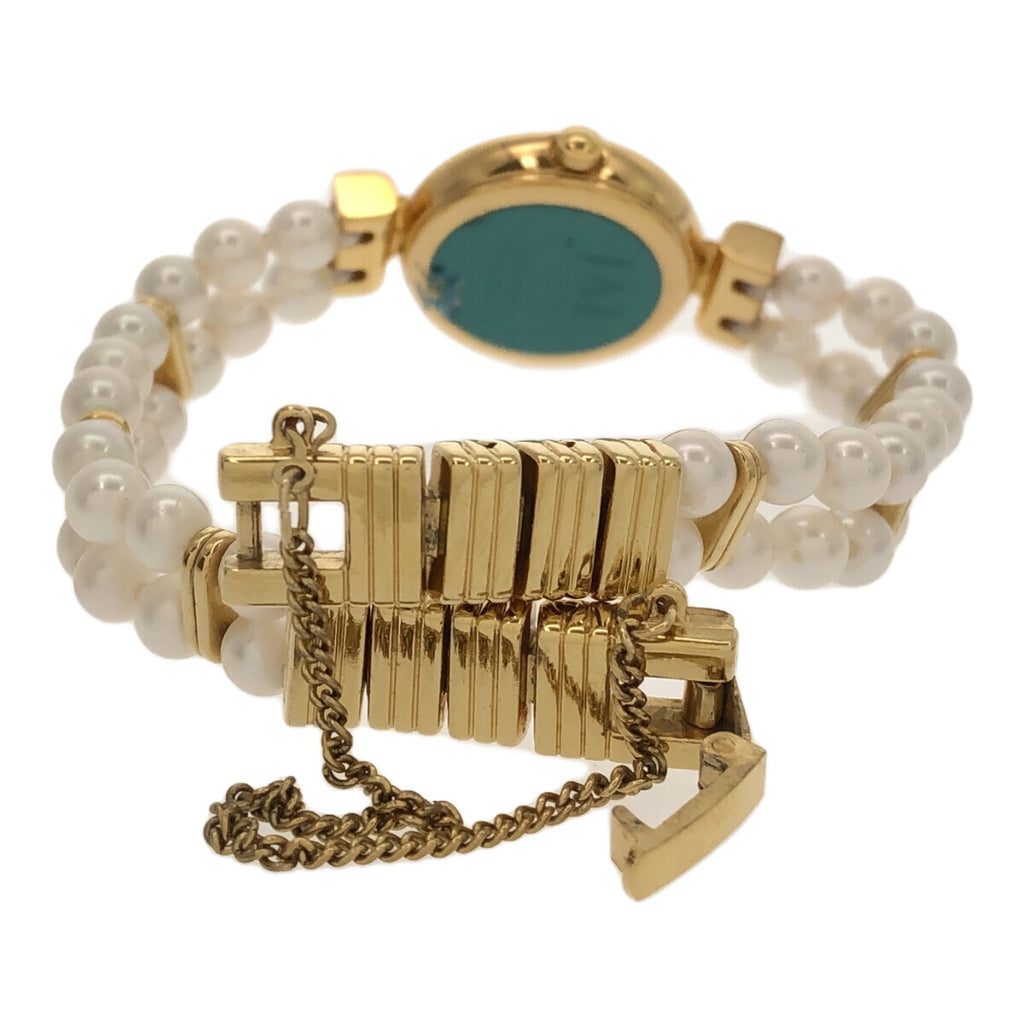 腕時計 稼働 ミキモト MIKIMOTO JAL限定 パールウォッチ 4N20-0941