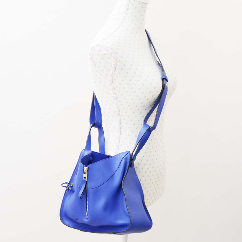 ロエベ LOEWE バッグ ハンモックスモール ブルー ショルダーバッグ