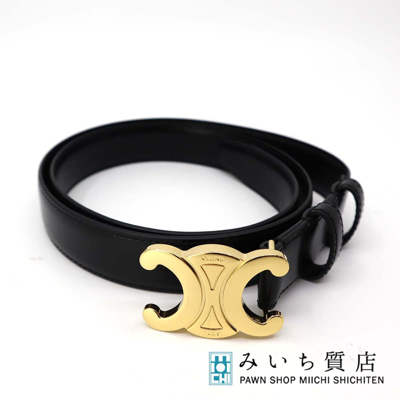 セリーヌ ベルト 45AK93A01.38NO 80ミディアム トリオンフ トリヨン