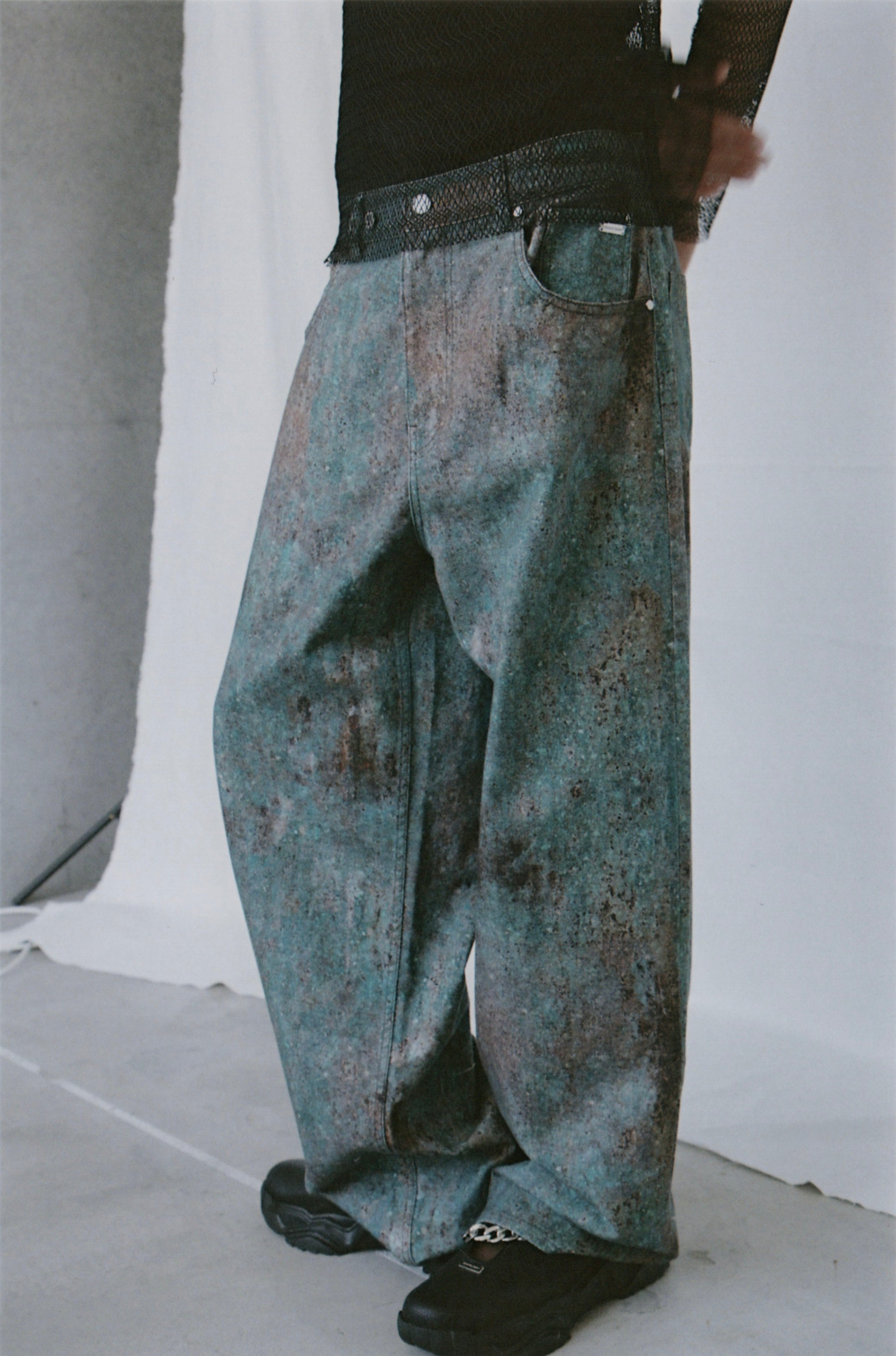 再入荷】Sabi Denim Pants (GREEN) – MIKAGE SHIN