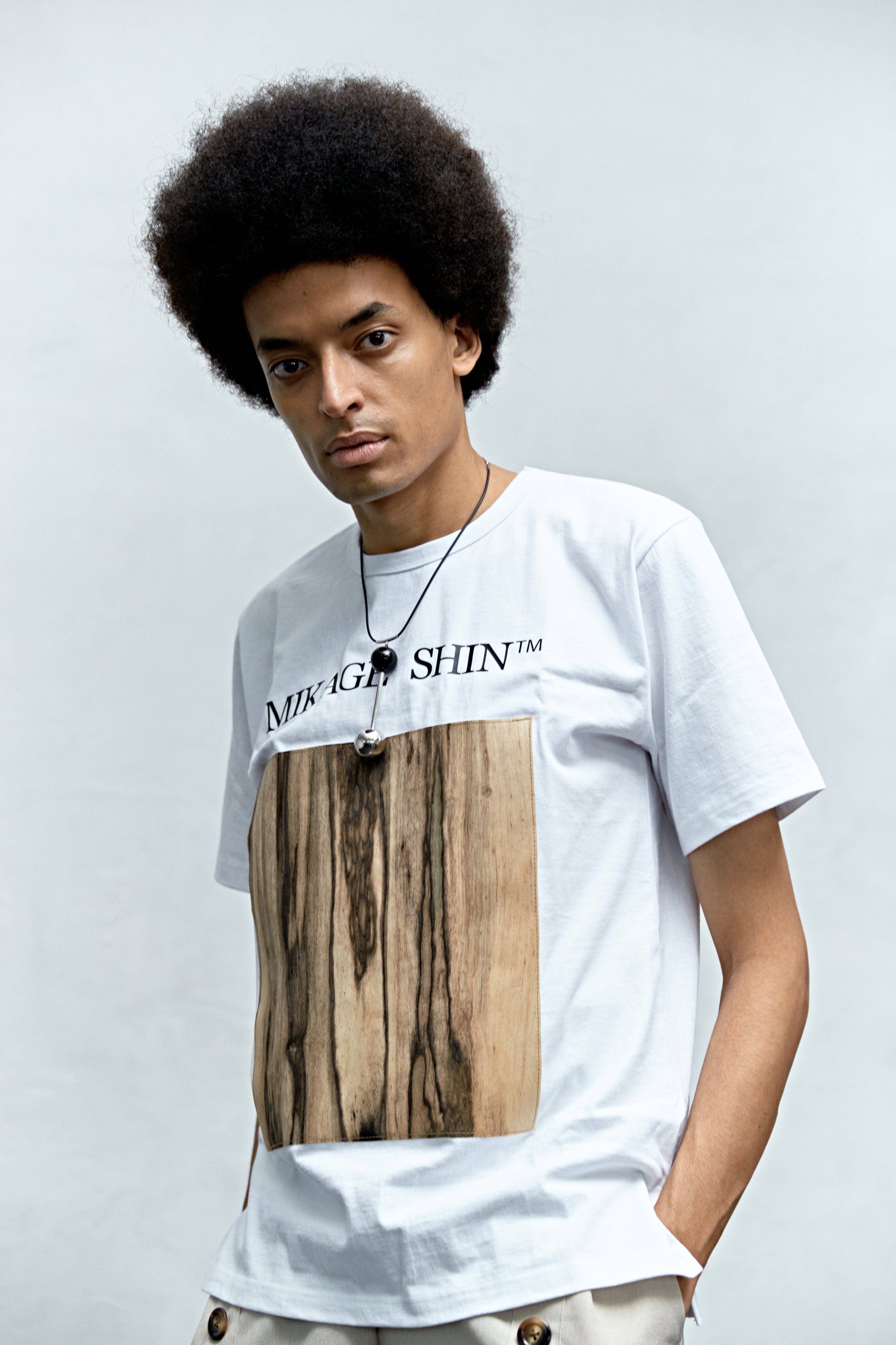 Real Wood Vegan T-shirt – MIKAGE SHIN