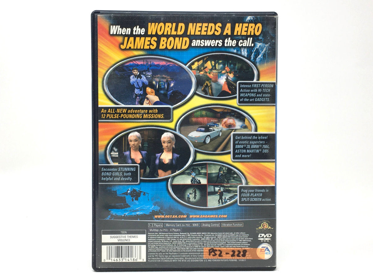 007 Agent Under Fire (James Bond) • Playstation 2 – Mikes Game Shop