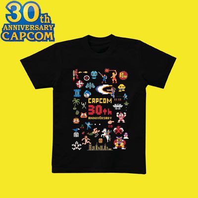 ぜ～んぶ欲しい！カプコン30周年記念ドット絵Tシャツ＆グッズが最高に
