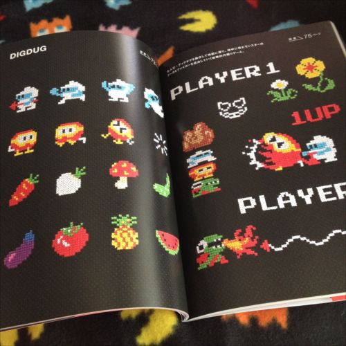 ドット絵刺繍、最高！大図まことさんの新作図案集「GAME ＆ STITCH