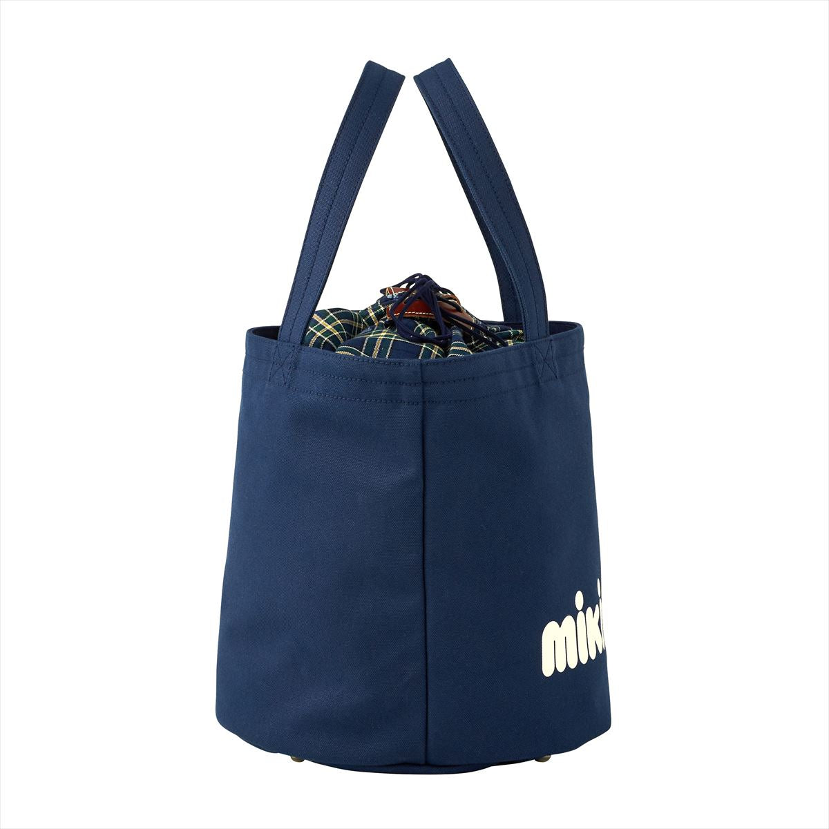MIKI HOUSE Plaid Bucket-Style Logo Tote Bag – MIKI HOUSE USA
