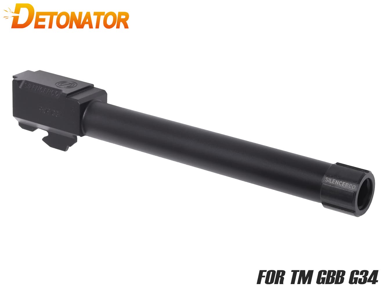 DETONATOR マルイ グロック34用 SilencerCoタイプ アウターバレル