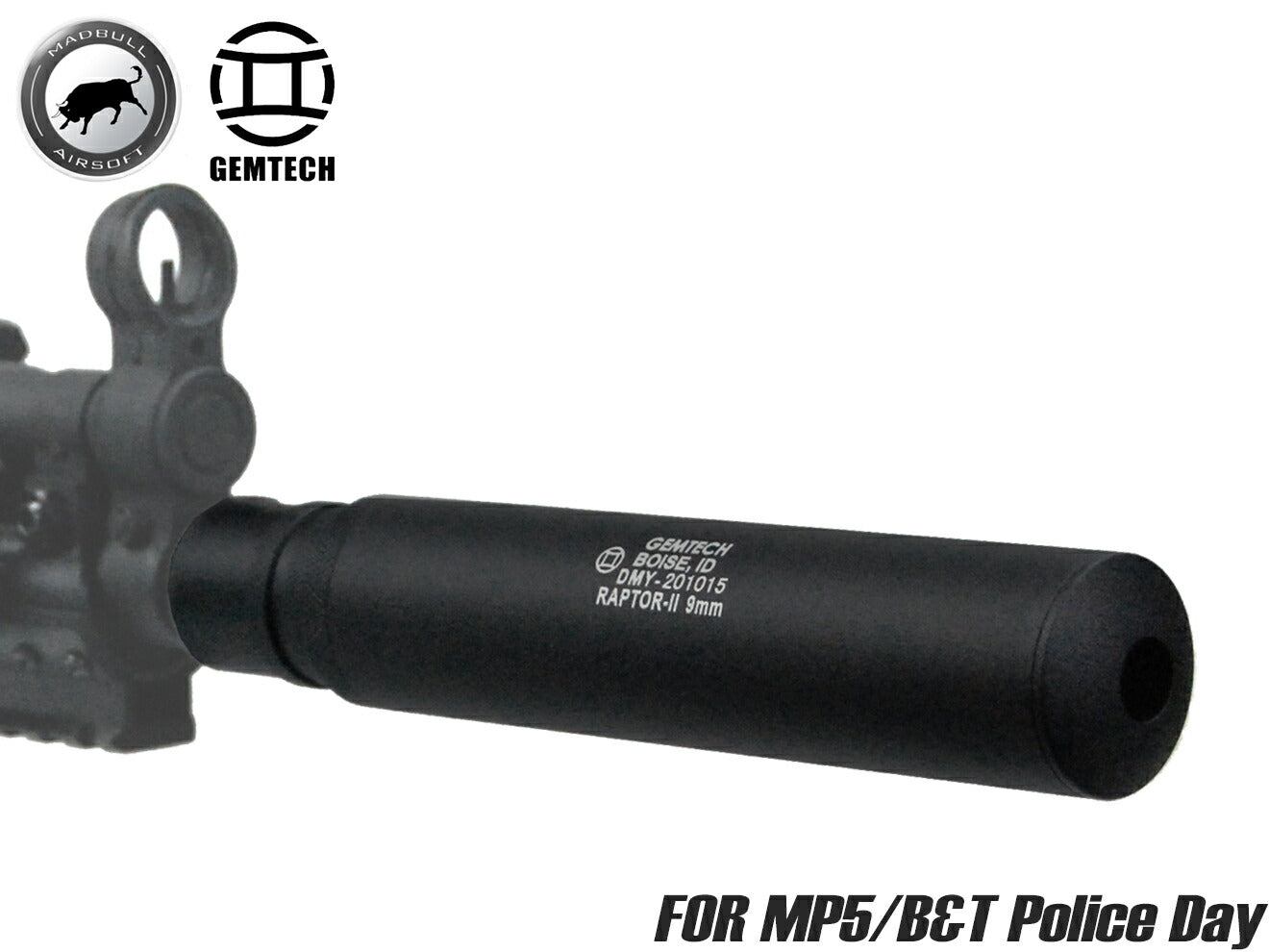 MADBULL GEMTECH HALO サイレンサー2011 BK | ミリタリーベース