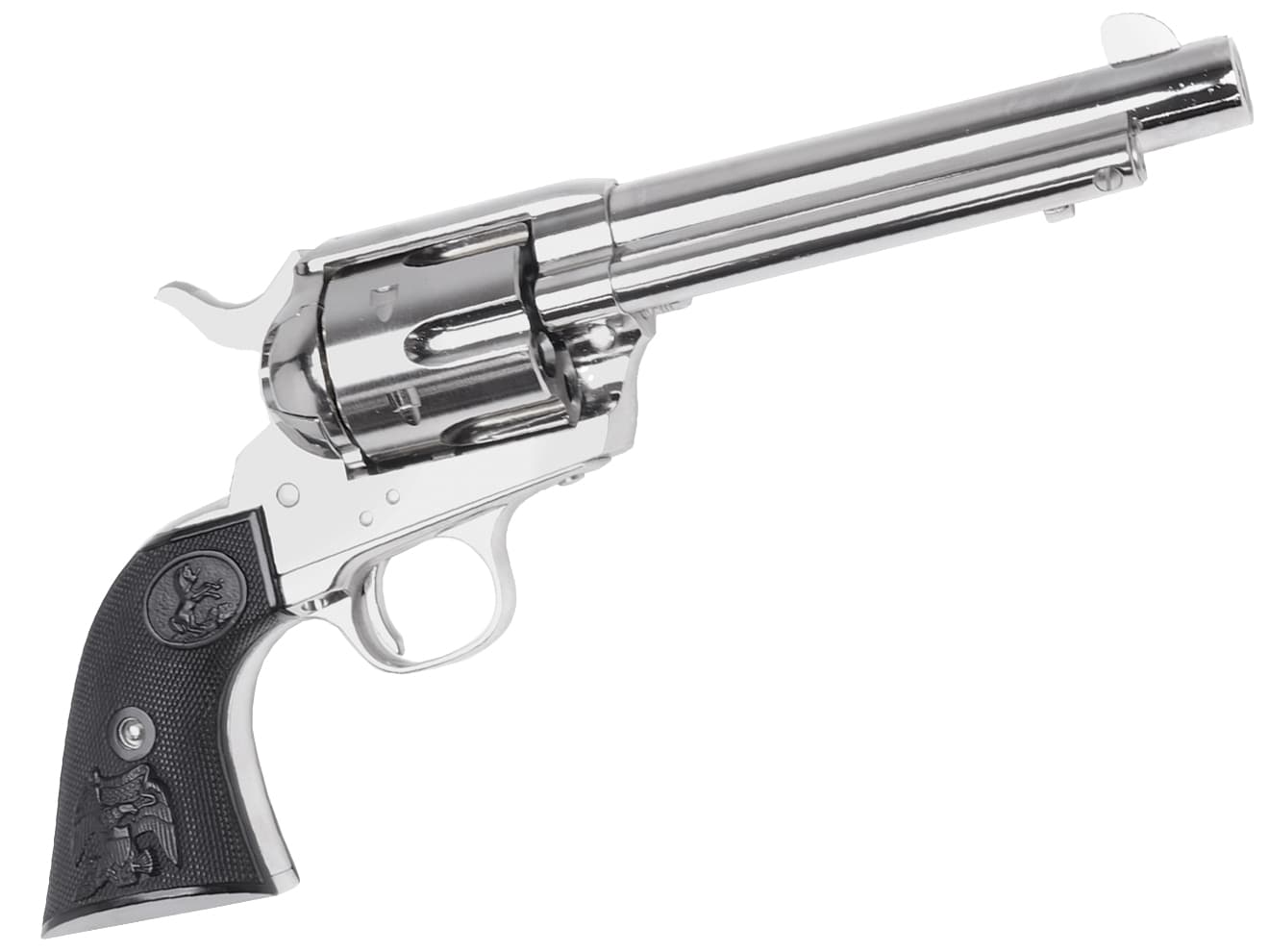 タナカワークス Colt S.A.A 2nd 5-1/2inch ABS ニッケルフィニッシュ