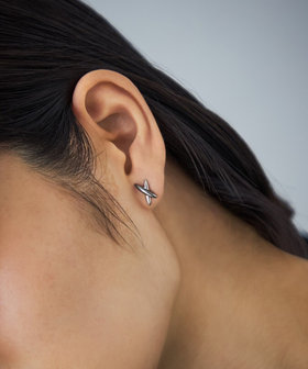 ピアス クロス コンビカラー（076014） ｜ women（ウィメンズ