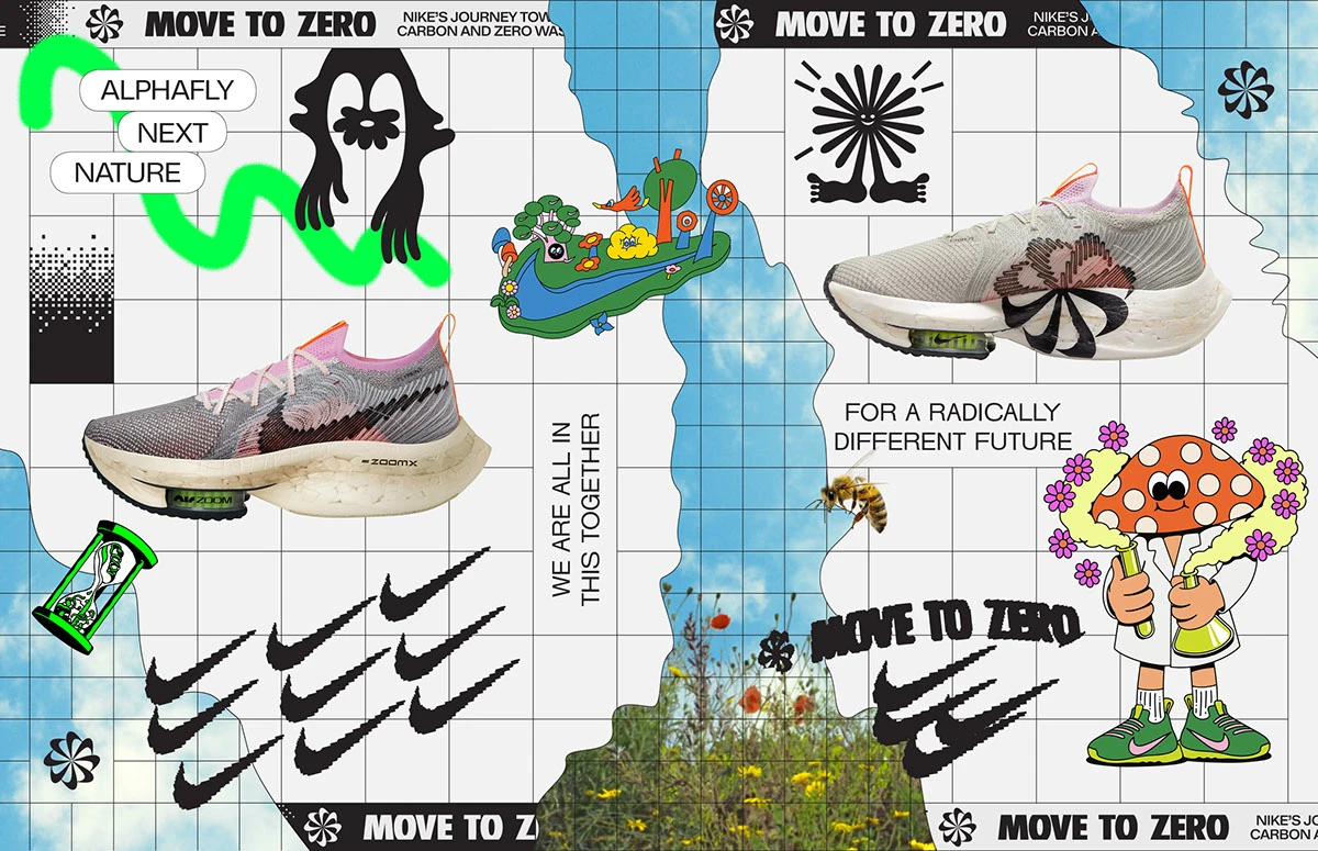 Nike Move to Zero Global Rebrand :: Behance