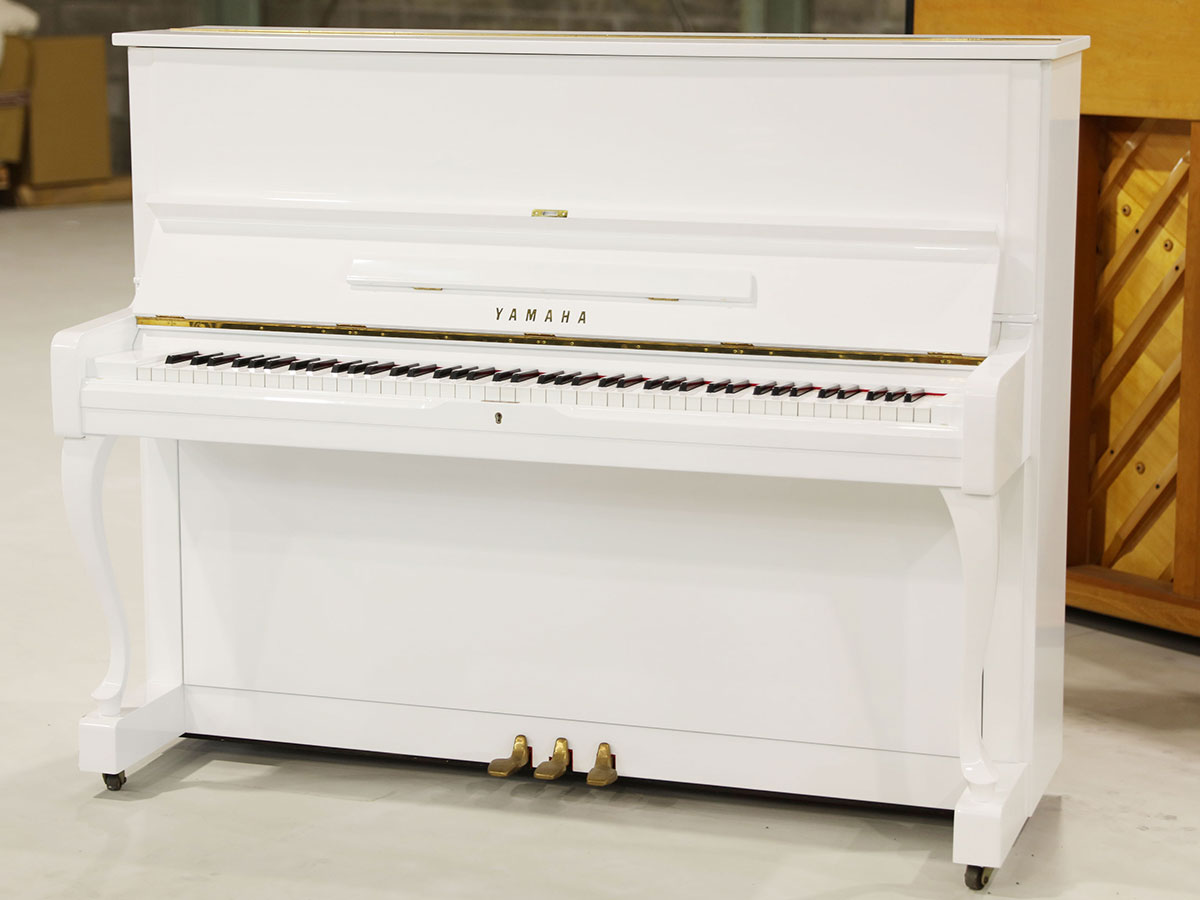 中古ピアノ YAMAHA （ヤマハ） U1H ホワイト 入荷しました。 - 中古