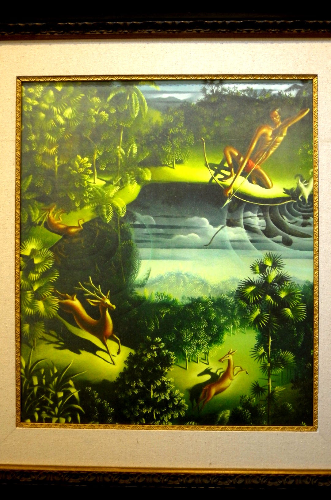 空飛ぶ前衛抽象画家の糸川裕志のポップアートの富士山曼荼羅の中の一点