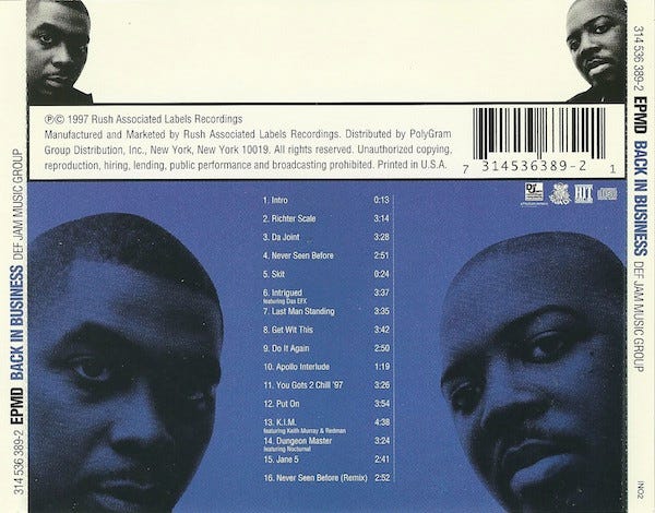 Revisiting EPMD's “Back In Business” | by Wayne Maye | Medium
